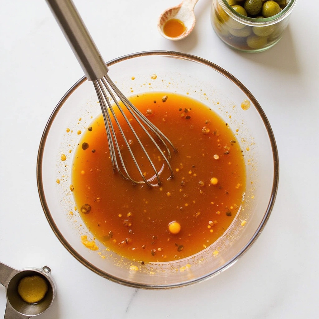 Authentic North Carolina Vinegar BBQ Sauce Pulled Pork Recipe - Step 3: Prepare the Vinegar Sauce