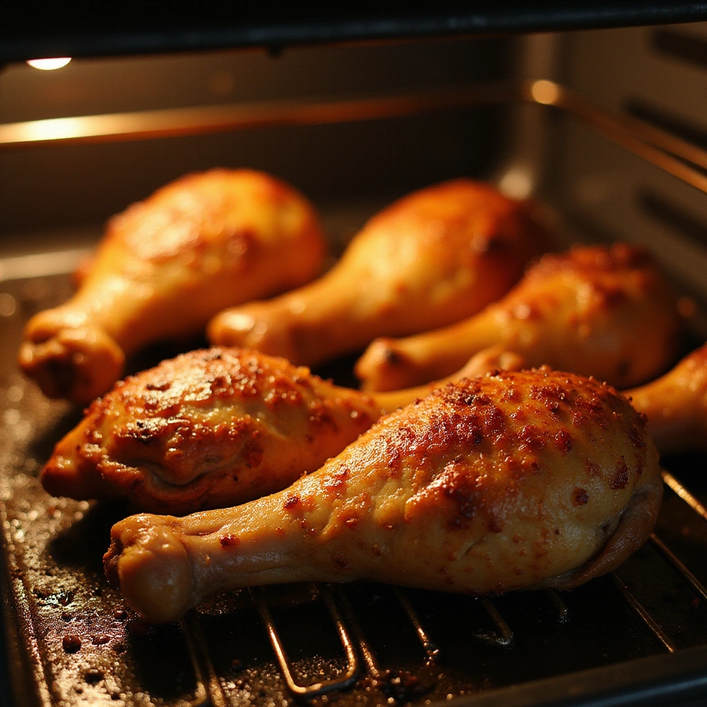 BBQ Chicken Drumsticks Oven Recipe for Easy Family Dinner - Step 7: Broil for Crispiness