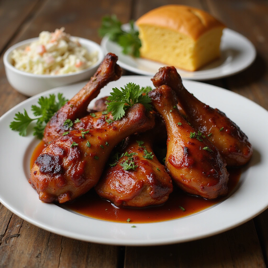 BBQ Chicken Drumsticks Oven Recipe for Easy Family Dinner - Step 8: Rest and Serve