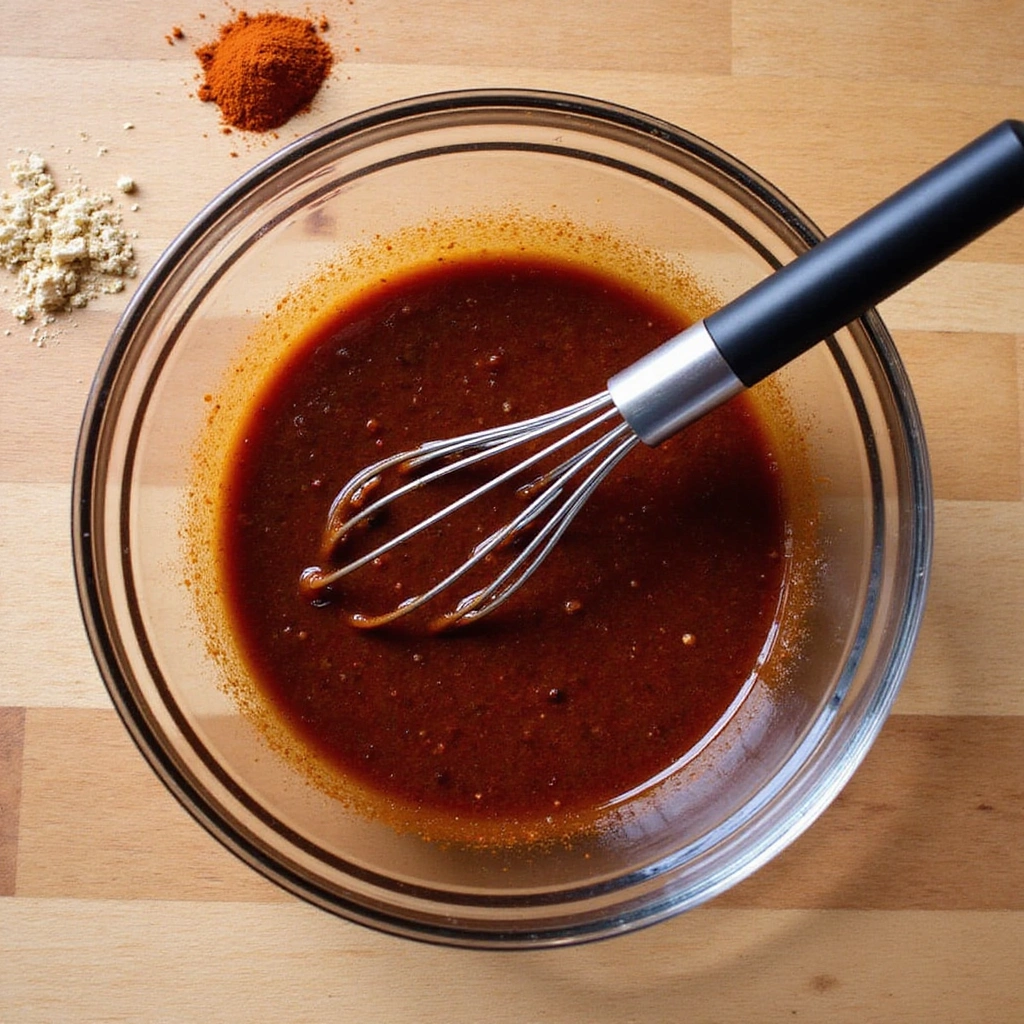 BBQ Chicken Thighs Oven Recipe That’s Crispy Outside Juicy Inside - Step 1: Prepare Marinade