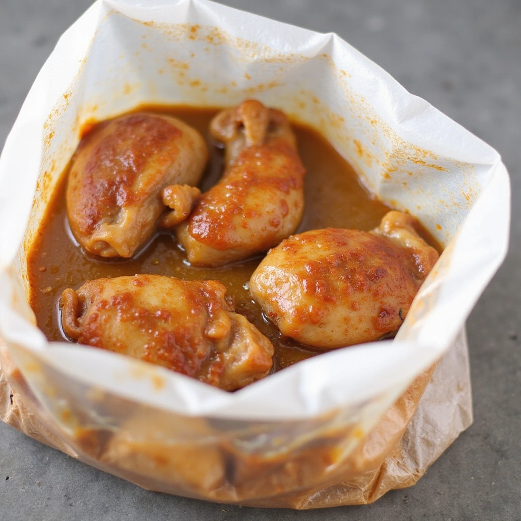 BBQ Chicken Thighs Oven Recipe That’s Crispy Outside Juicy Inside - Step 2: Marinate Chicken