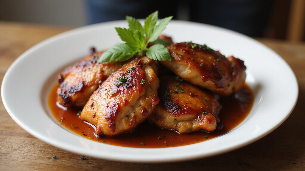 BBQ Chicken Thighs Oven Recipe That’s Crispy Outside Juicy Inside