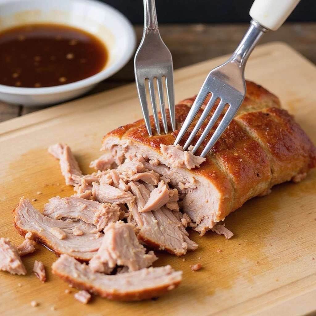 BBQ Dry Rub Pulled Pork Recipe with Smoky Flavor - Step 7: Shred the Pork