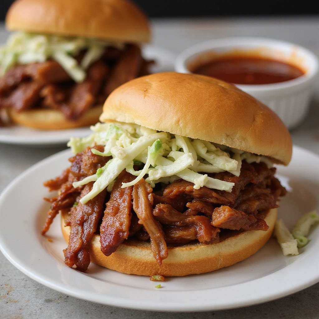 BBQ Dry Rub Pulled Pork Recipe with Smoky Flavor - Step 8: Serve with Buns