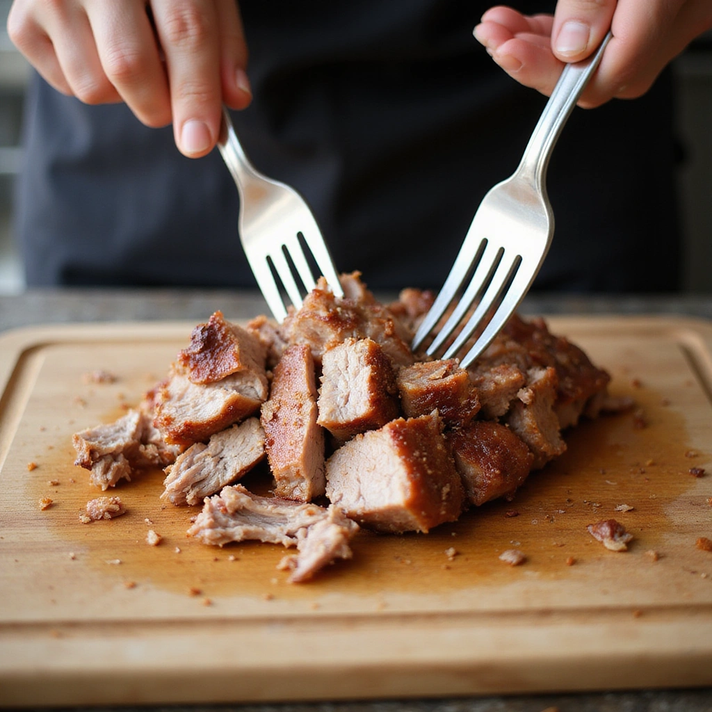 BBQ Pork Roast Crock Pot Recipe That’s Full of Flavor - Step 6: Shred the Pork