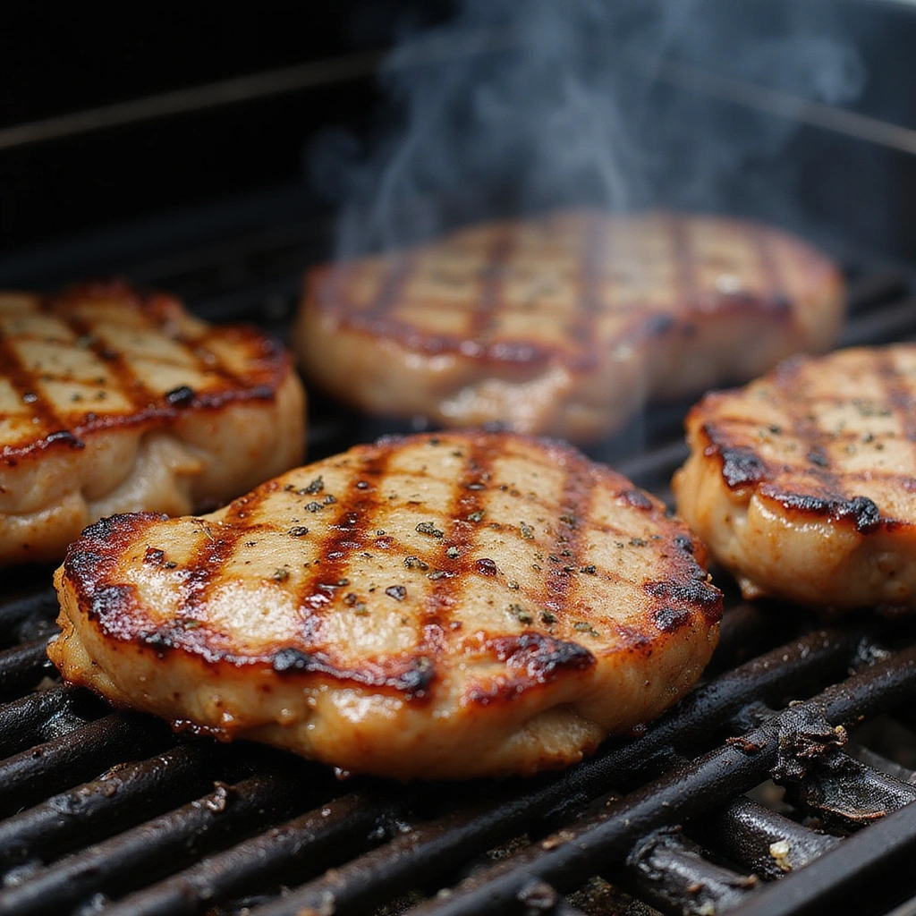 Boneless Pork Chop BBQ Recipe That’s Juicy and Quick - Step 4: Grill the Pork Chops