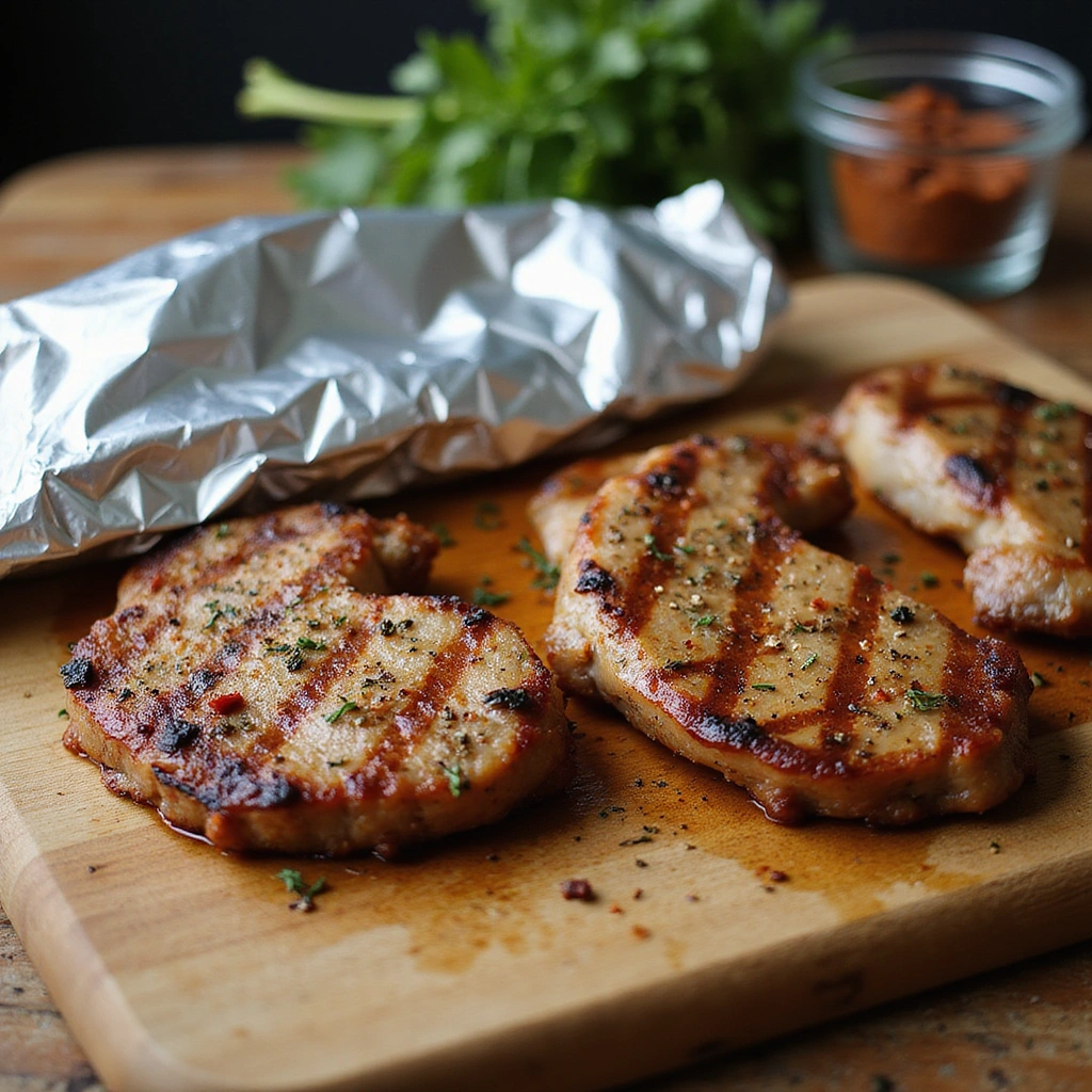 Boneless Pork Chop BBQ Recipe That’s Juicy and Quick - Step 7: Rest the Pork Chops