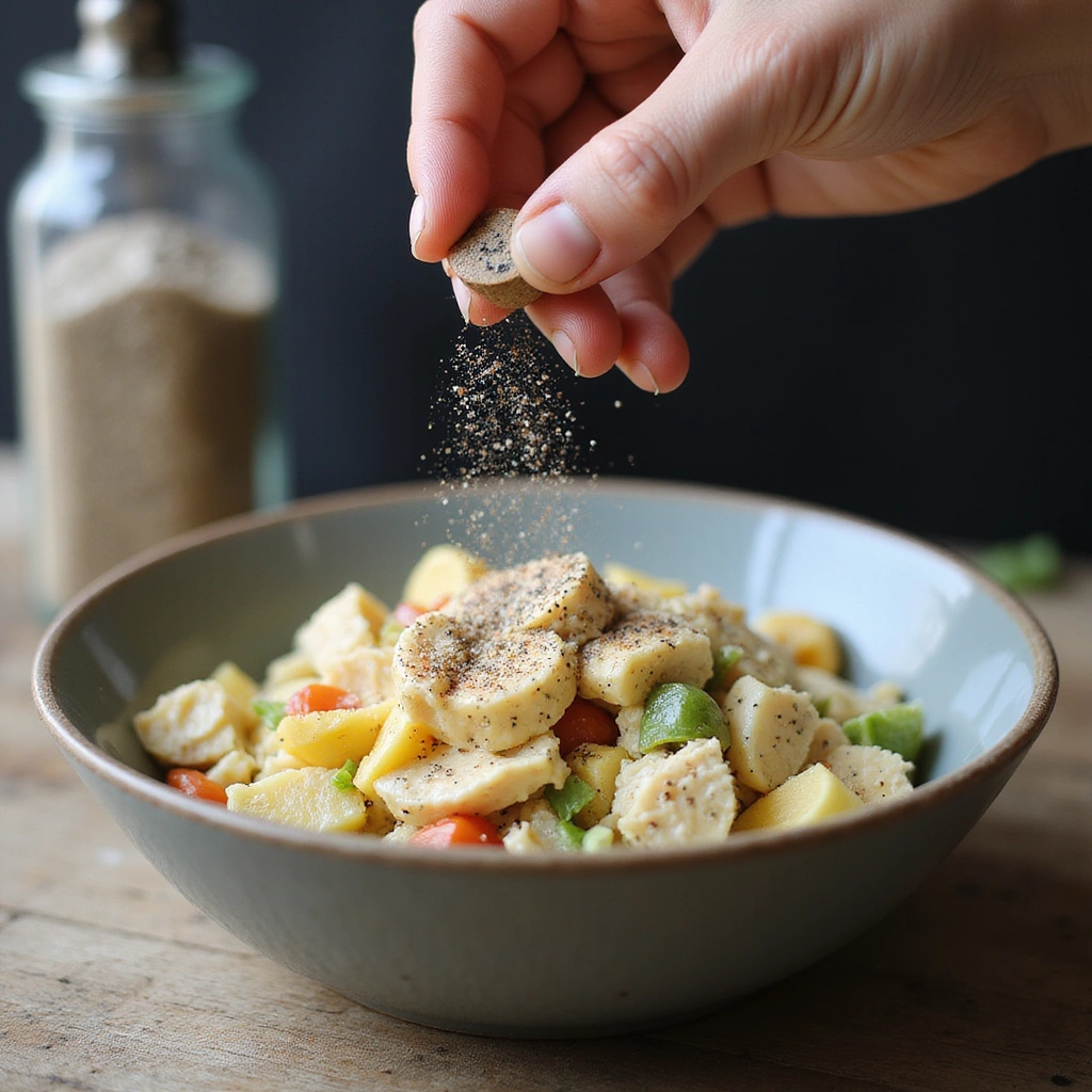 Chicken Salad Chick Copycat BBQ Recipe You Must Try - Step 4: Season the Salad