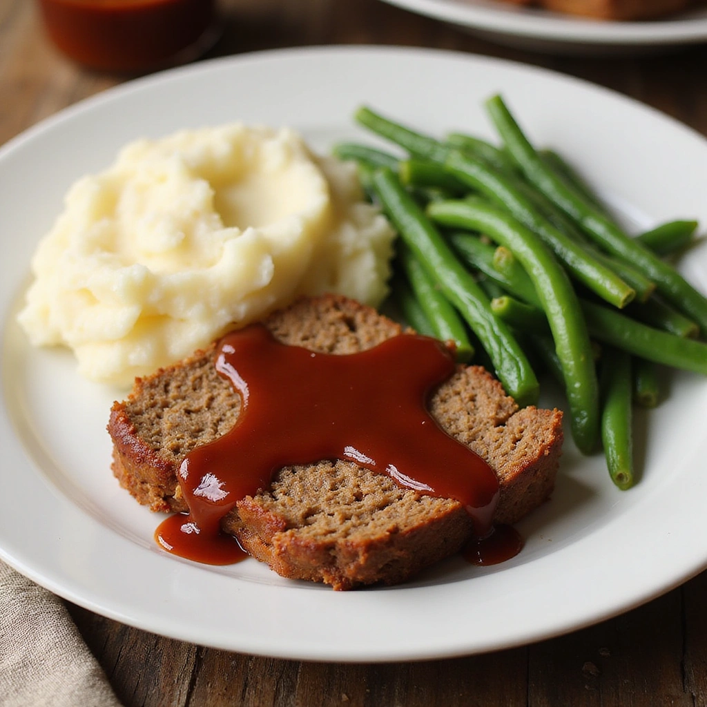 Classic Meatloaf with Oatmeal and Tangy BBQ Sauce Recipe - Step 8: Slice and Serve