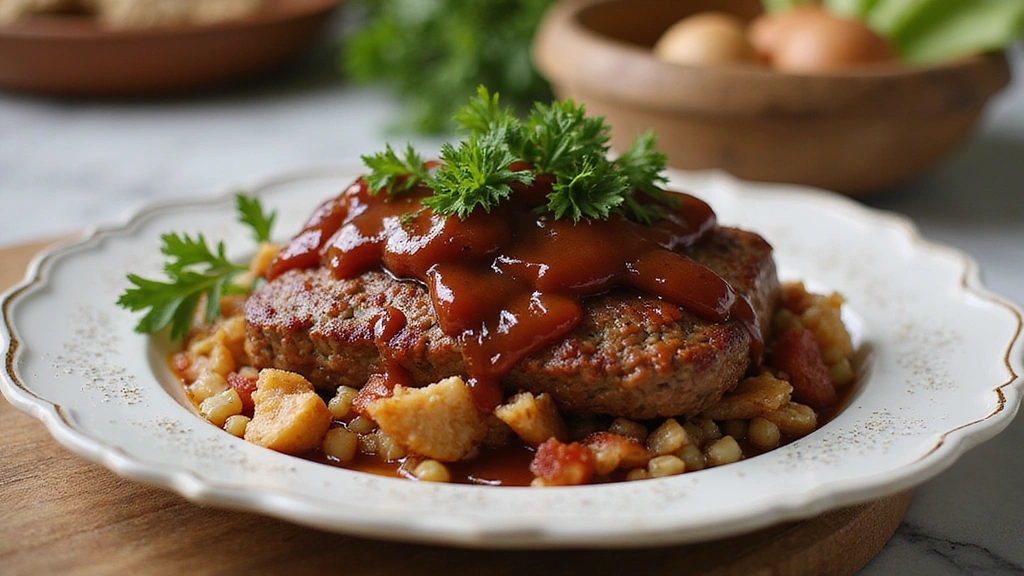 Classic Meatloaf with Oatmeal and Tangy BBQ Sauce Recipe