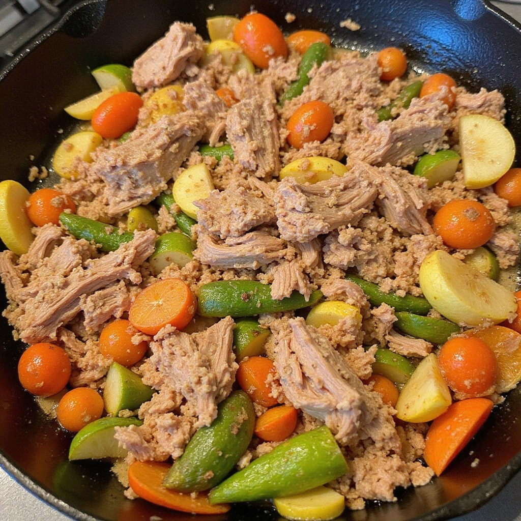 Creative Leftover BBQ Pulled Pork Recipes You’ll Crave Again - Step 3: Mix in Pulled Pork