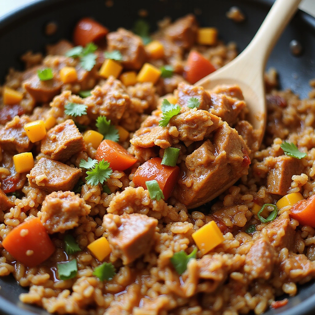 Creative Leftover BBQ Pulled Pork Recipes You’ll Crave Again - Step 4: Add Rice and Sauce