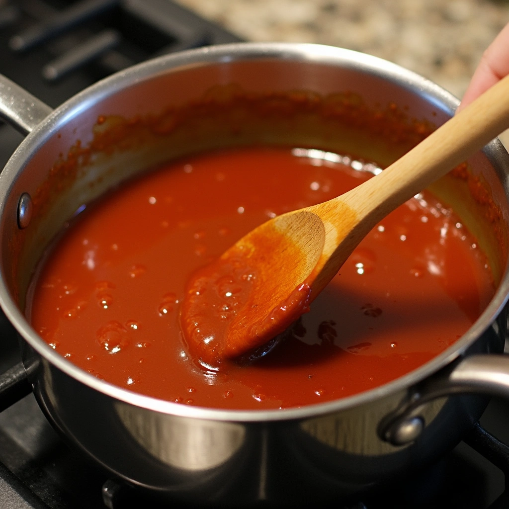 Crispy Air Fryer Chicken Wings with Honey BBQ Glaze - Step 6: Prepare the Glaze