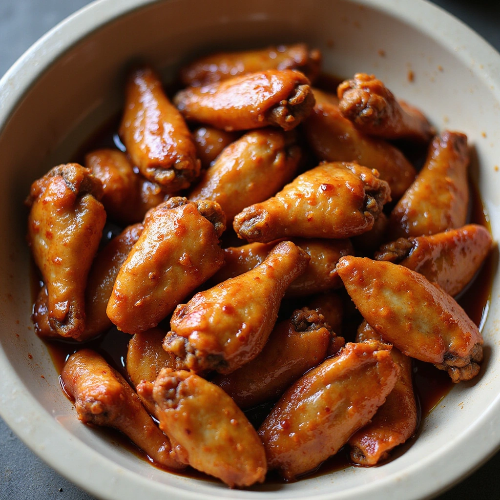 Crispy Air Fryer Chicken Wings with Honey BBQ Glaze - Step 7: Glaze the Wings