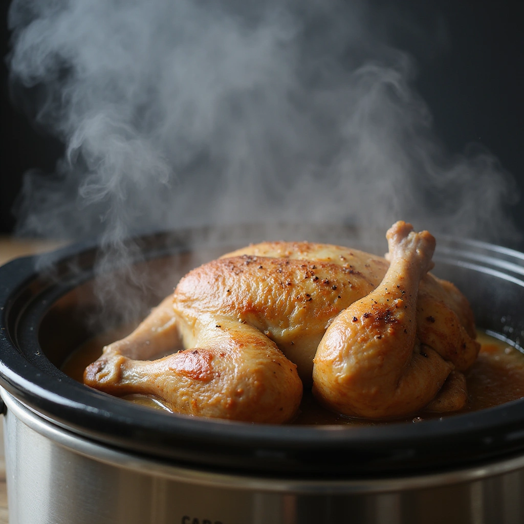 Crockpot BBQ Chicken Legs Recipe That Falls Off the Bone 5 Crockpot BBQ Chicken Legs Recipe That Falls Off the Bone - Step 5: Slow Cook the Chicken