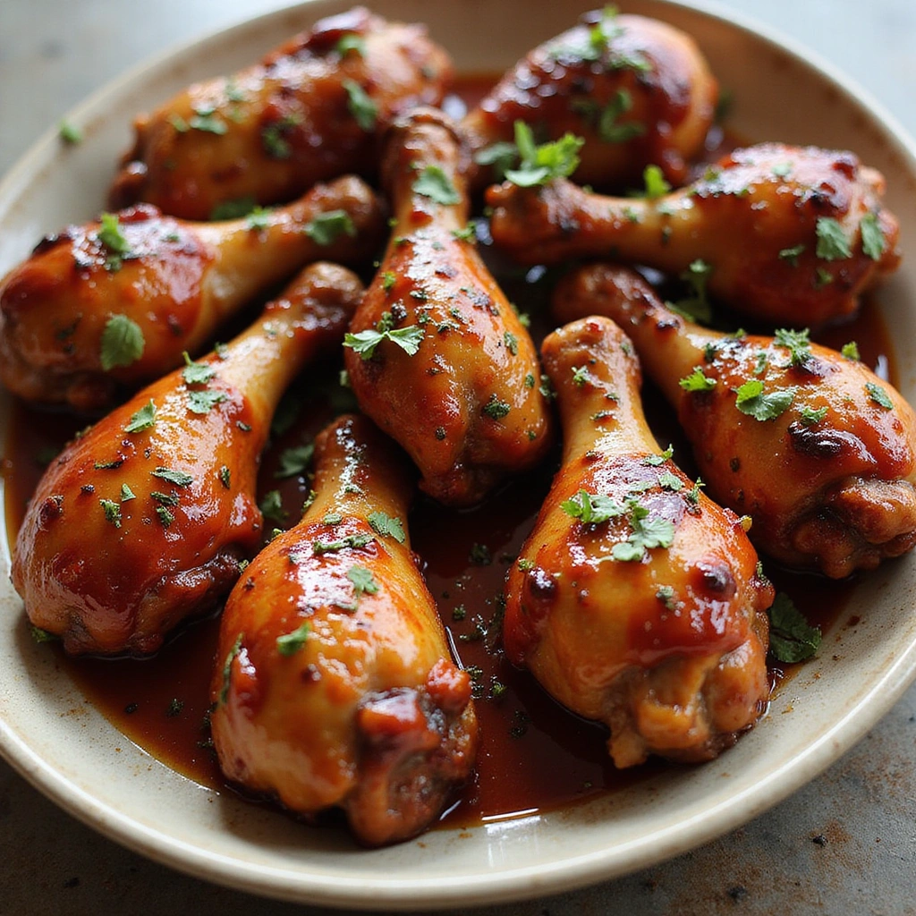 Crockpot BBQ Chicken Legs Recipe That Falls Off the Bone 7 Crockpot BBQ Chicken Legs Recipe That Falls Off the Bone - Step 7: Serve the Chicken