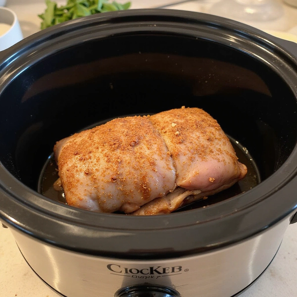Easy Pork Loin Crock Pot BBQ Recipe You’ll Make Again - Step 4: Place Pork in Crock Pot