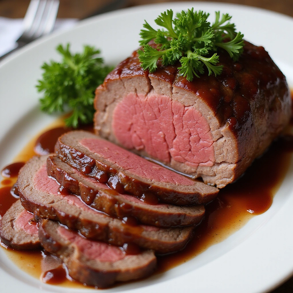 Eye of Round Roast BBQ Recipe That’s Juicy and Tender - Step 8: Slice and Serve