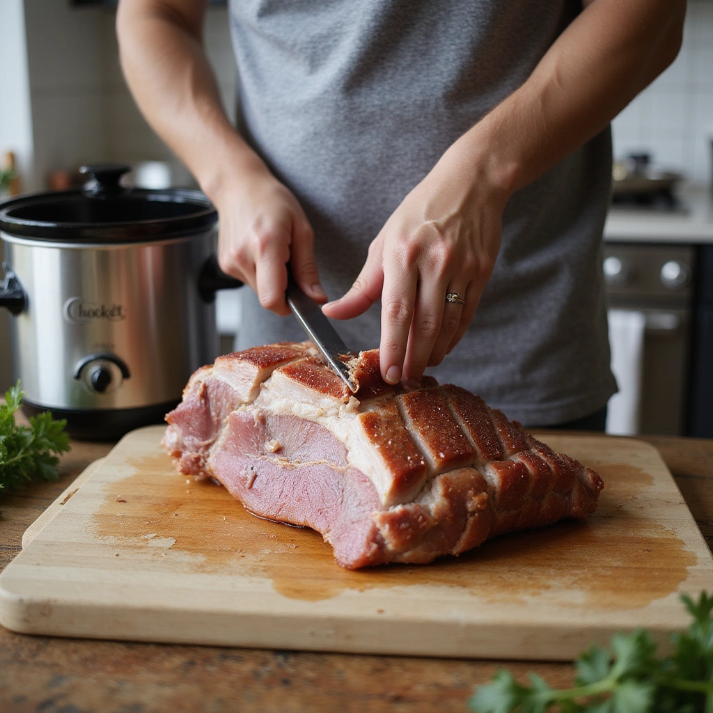 Flavor-Packed BBQ Pulled Pork Crock Pot Recipe for Busy Nights - Step 1: Prepare the Pork