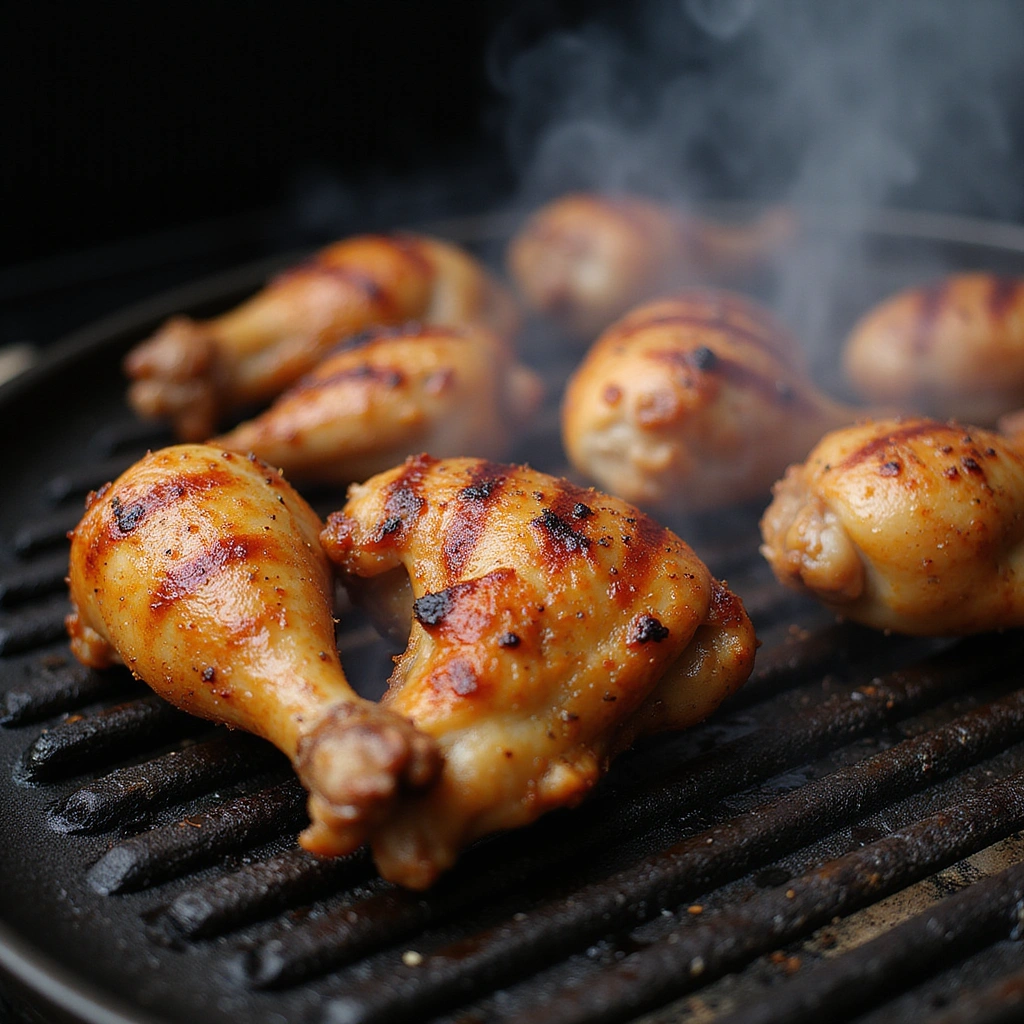 Grilled BBQ Chicken Legs Recipe That’s Crispy and Juicy - Step 4: Grill Chicken Legs