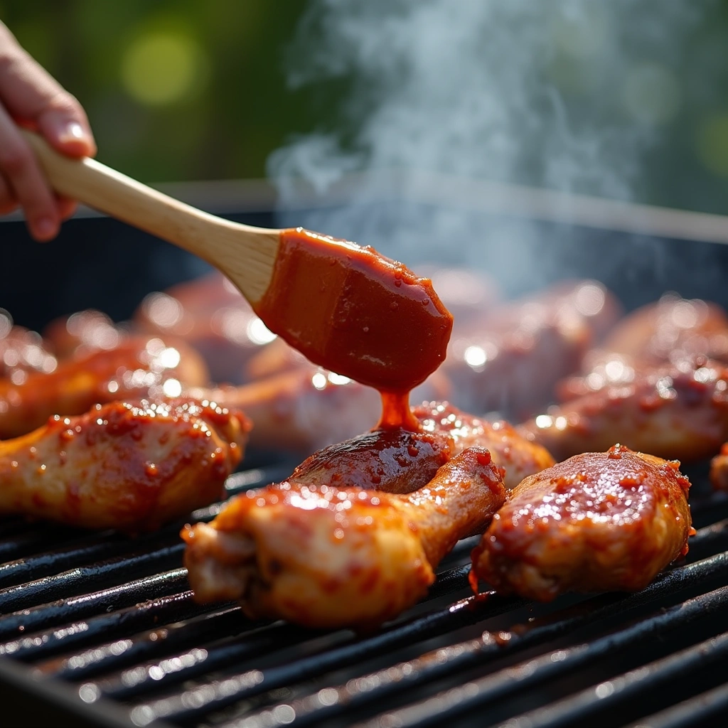 Grilled BBQ Chicken Legs Recipe That’s Crispy and Juicy - Step 5: Baste with BBQ Sauce