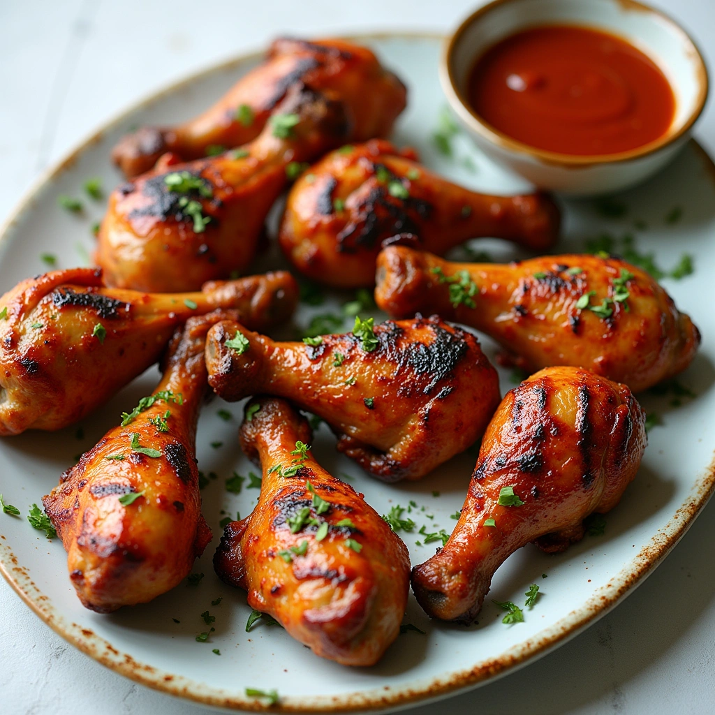 Grilled BBQ Chicken Legs Recipe That’s Crispy and Juicy - Step 8: Serve and Enjoy
