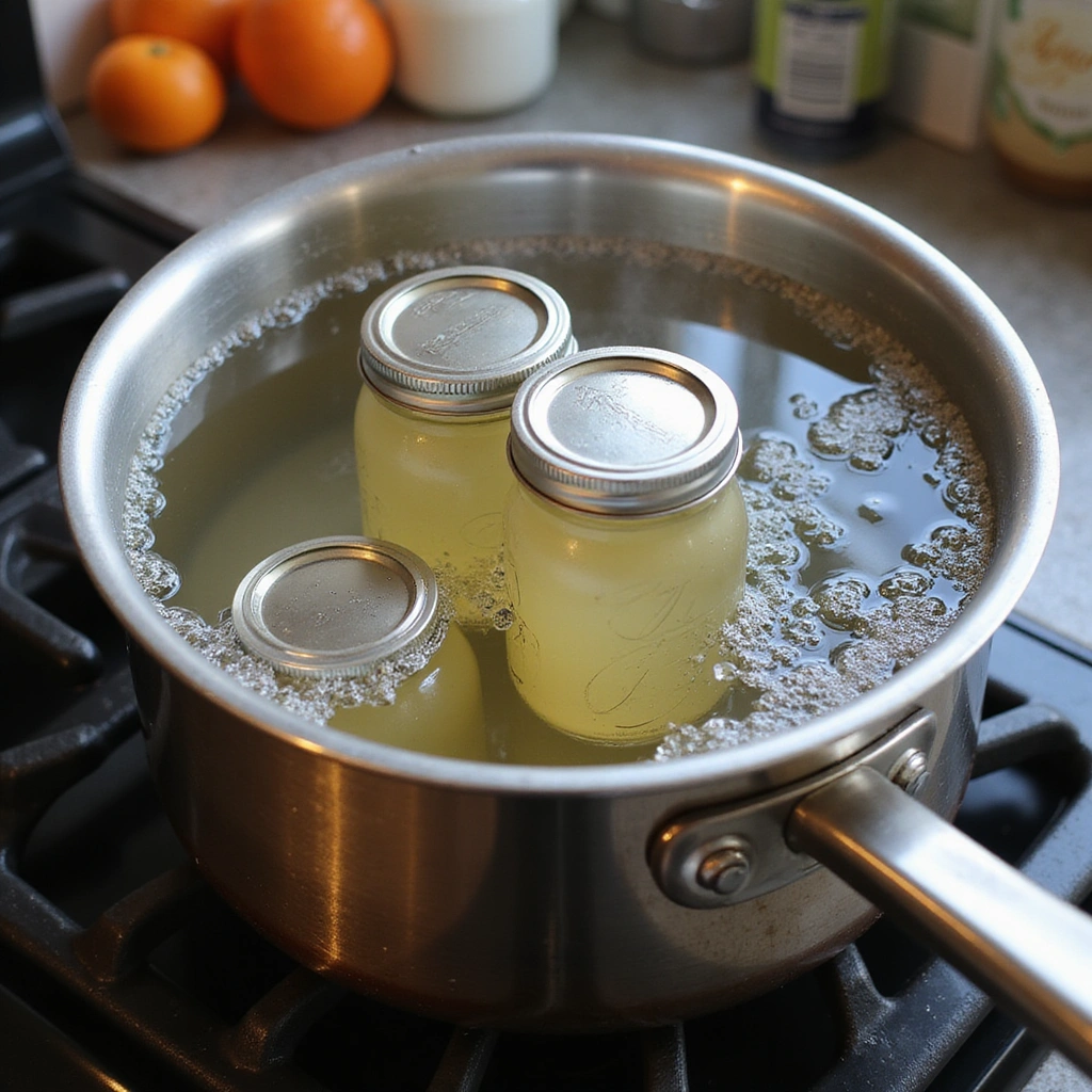 Homemade Blueberry BBQ Sauce Recipe Perfect for Canning - Step 6: Prepare Canning Jars