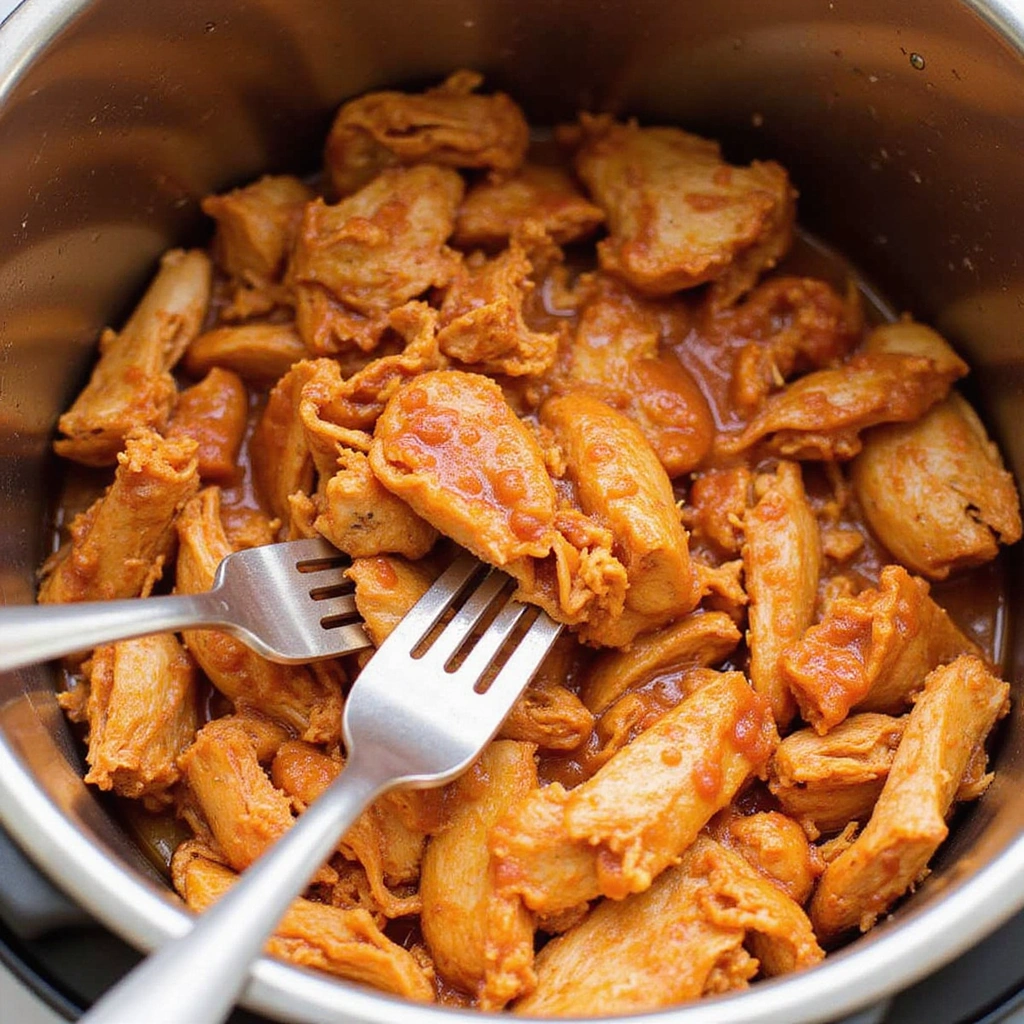 Instant Pot BBQ Chicken Recipe That’s Quick and Delicious - Step 7: Shred the Chicken