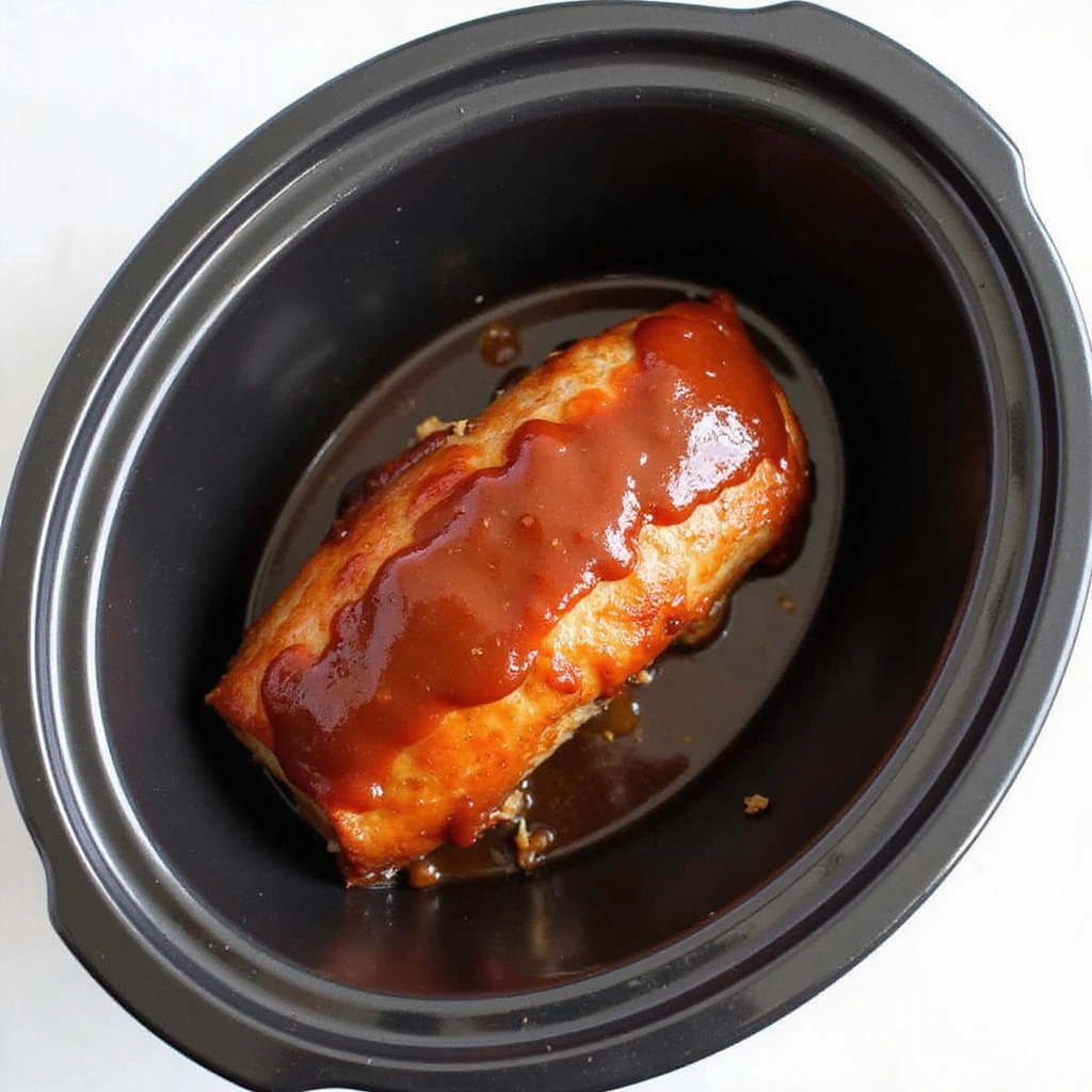 Juicy BBQ Pork Loin Crock Pot Recipe That’s Simple and Delicious - Step 4: Transfer to Crock Pot