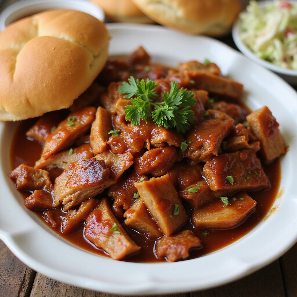 Juicy BBQ Pork Loin Crock Pot Recipe That’s Simple and Delicious - Step 8: Serve with Sauce