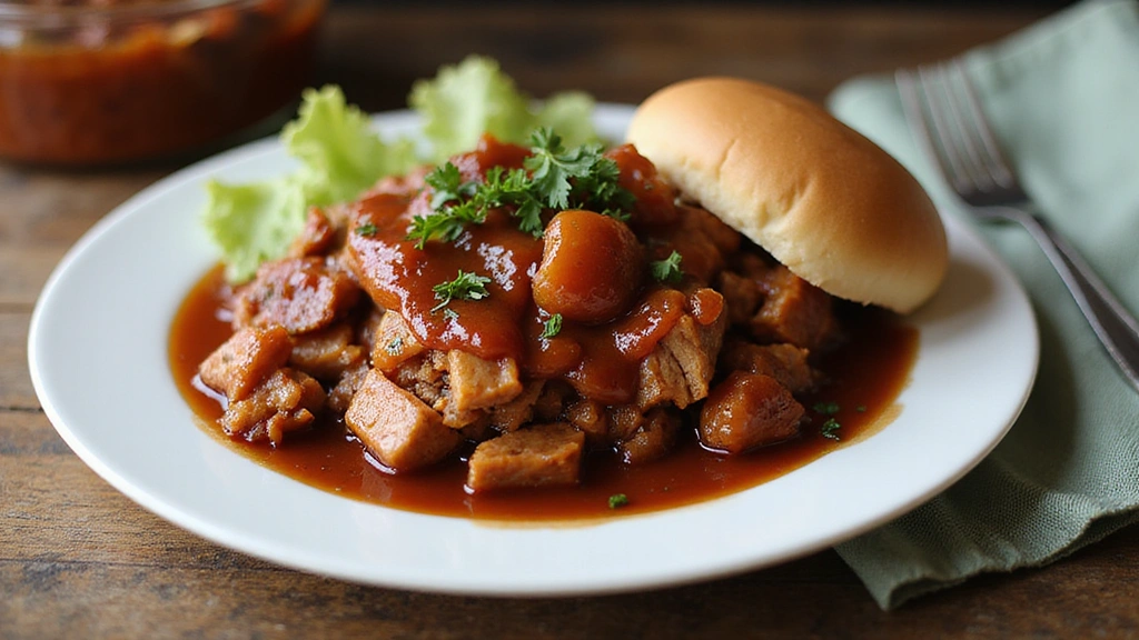 Juicy Pulled Pork Crock Pot BBQ with Homemade Barbecue Sauce