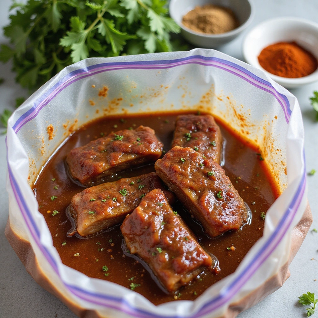 Korean BBQ Short Ribs Recipe Just Like the Restaurant - Step 2: Marinate Ribs