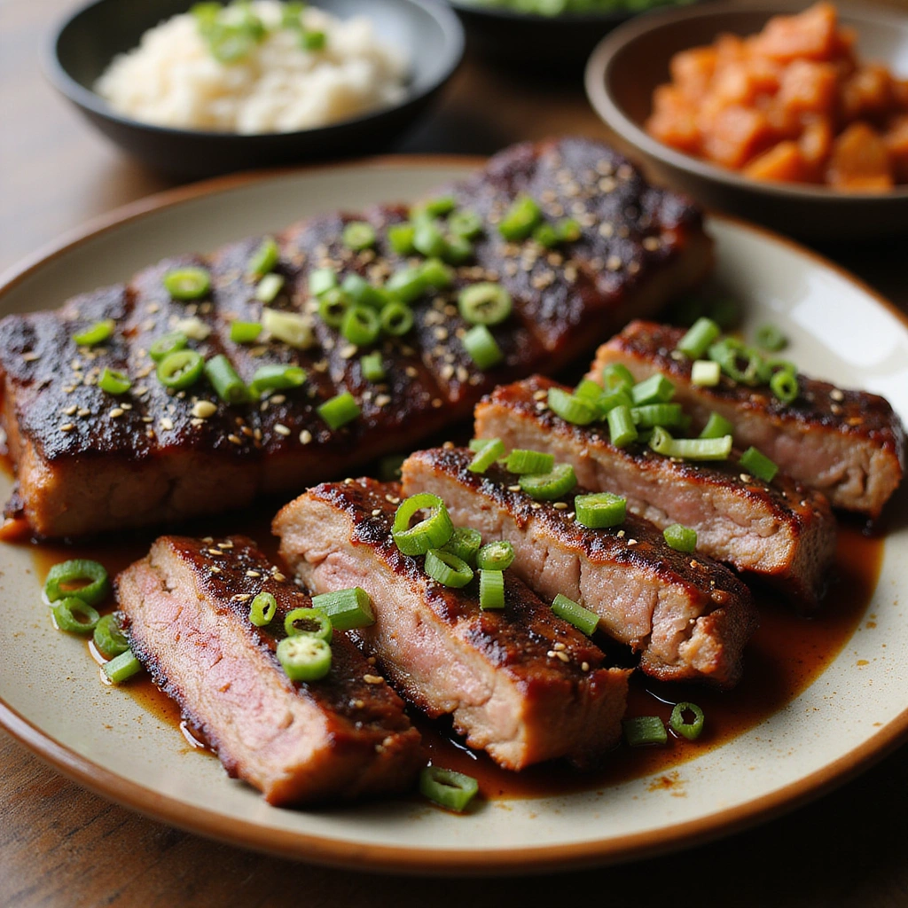 Korean BBQ Short Ribs Recipe Just Like the Restaurant - Step 7: Slice and Serve