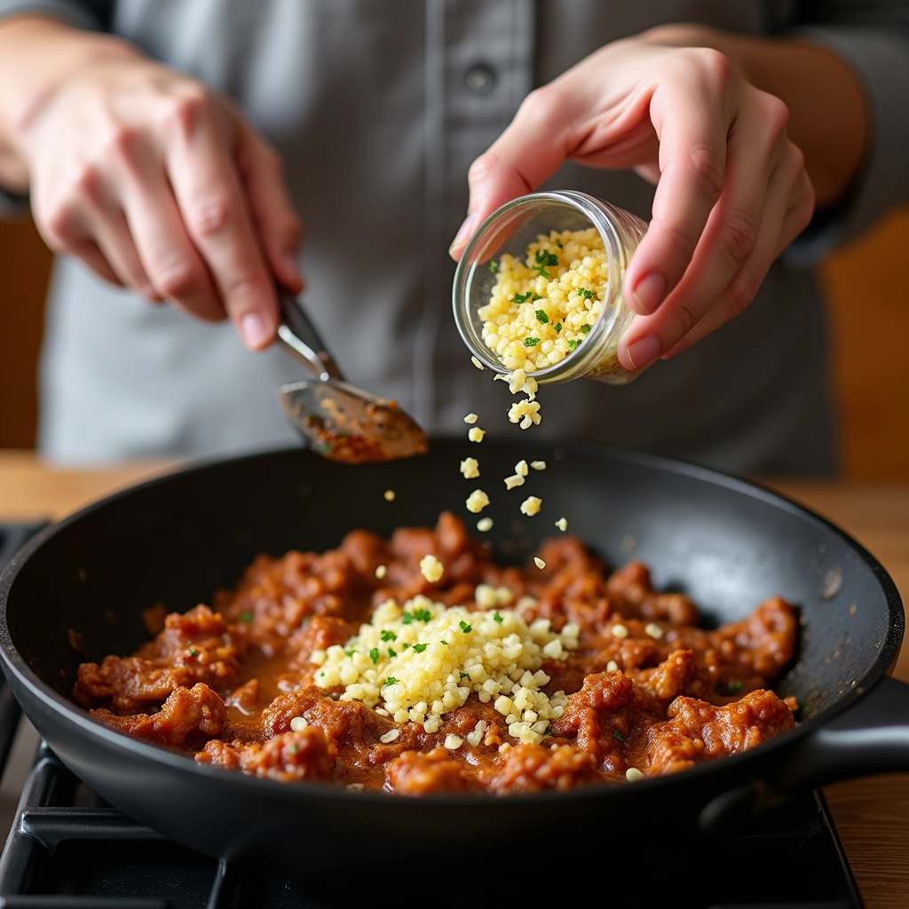 Leftover BBQ Pork Ribs Recipes That Still Taste Amazing - Step 3: Add Garlic