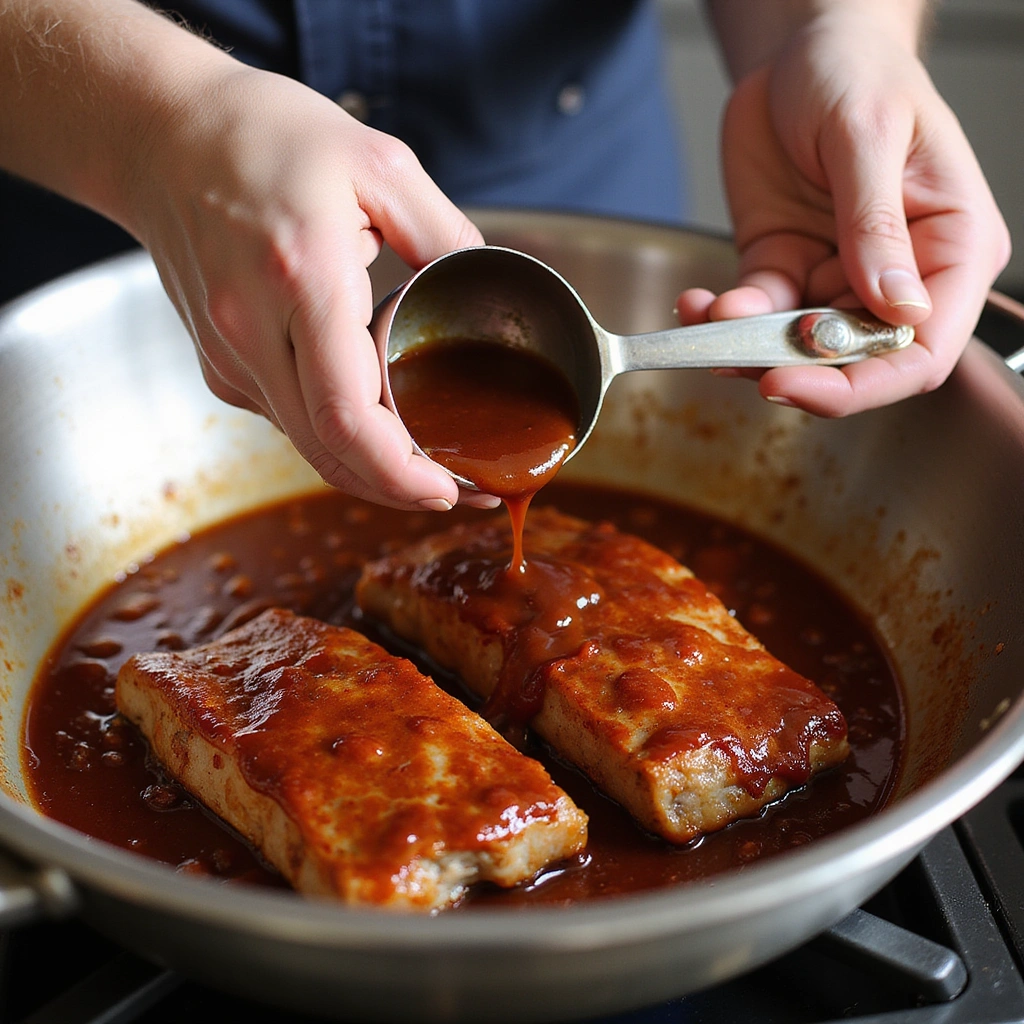 Leftover BBQ Pork Ribs Recipes That Still Taste Amazing - Step 5: Add Sauce