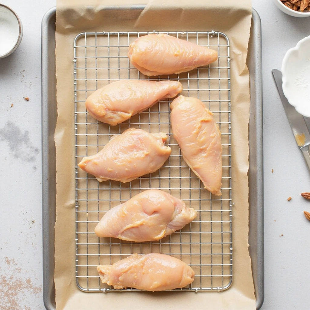 Oven-Baked BBQ Chicken Breast Recipe That Stays Juicy - Step 4: Prepare the Baking Sheet