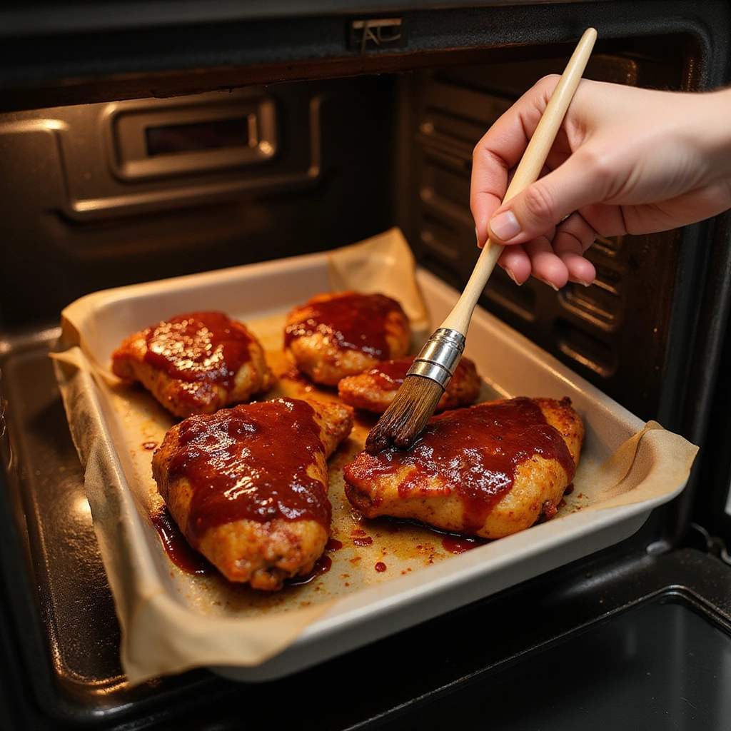Oven-Baked BBQ Chicken Breast Recipe That Stays Juicy - Step 6: Baste the Chicken