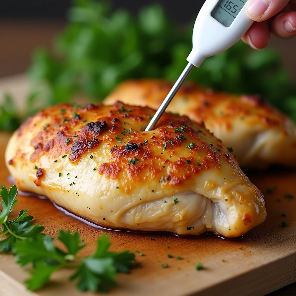 Oven-Baked BBQ Chicken Breast Recipe That Stays Juicy - Step 7: Check for Doneness