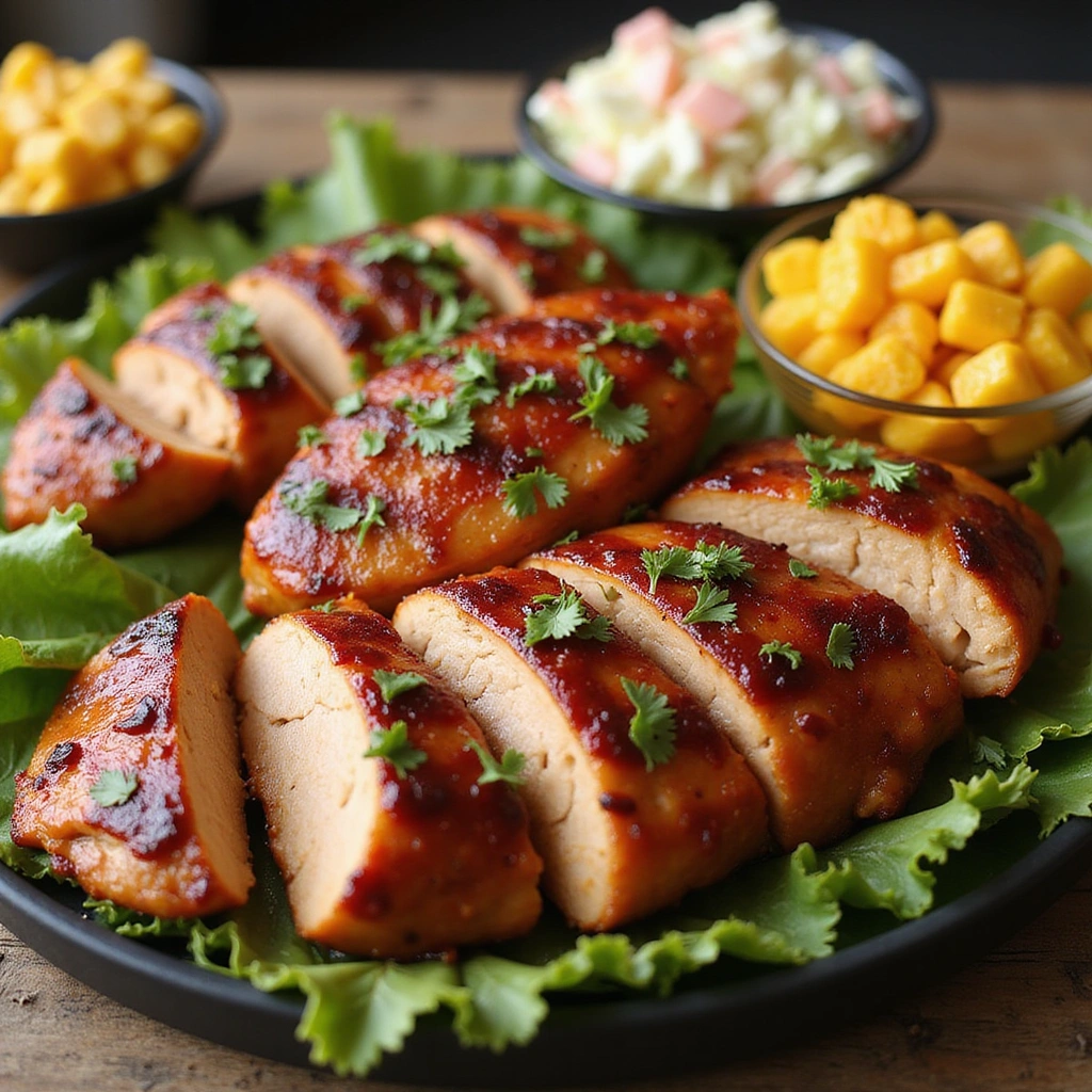Oven-Baked BBQ Chicken Breast Recipe That Stays Juicy - Step 8: Serve and Garnish