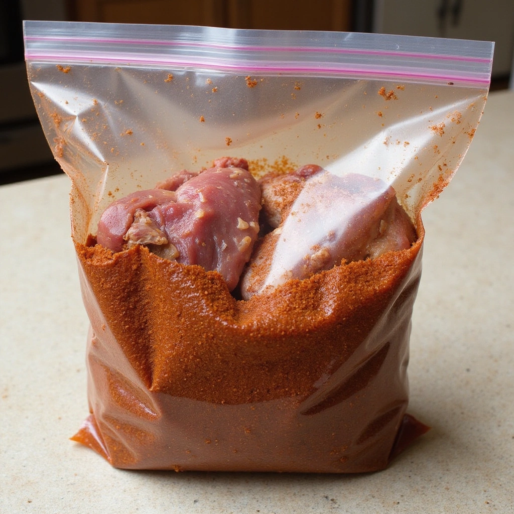 Pampered Chef Korean BBQ Rub Recipes Full of Bold Flavor - Step 2: Marinate the Meat