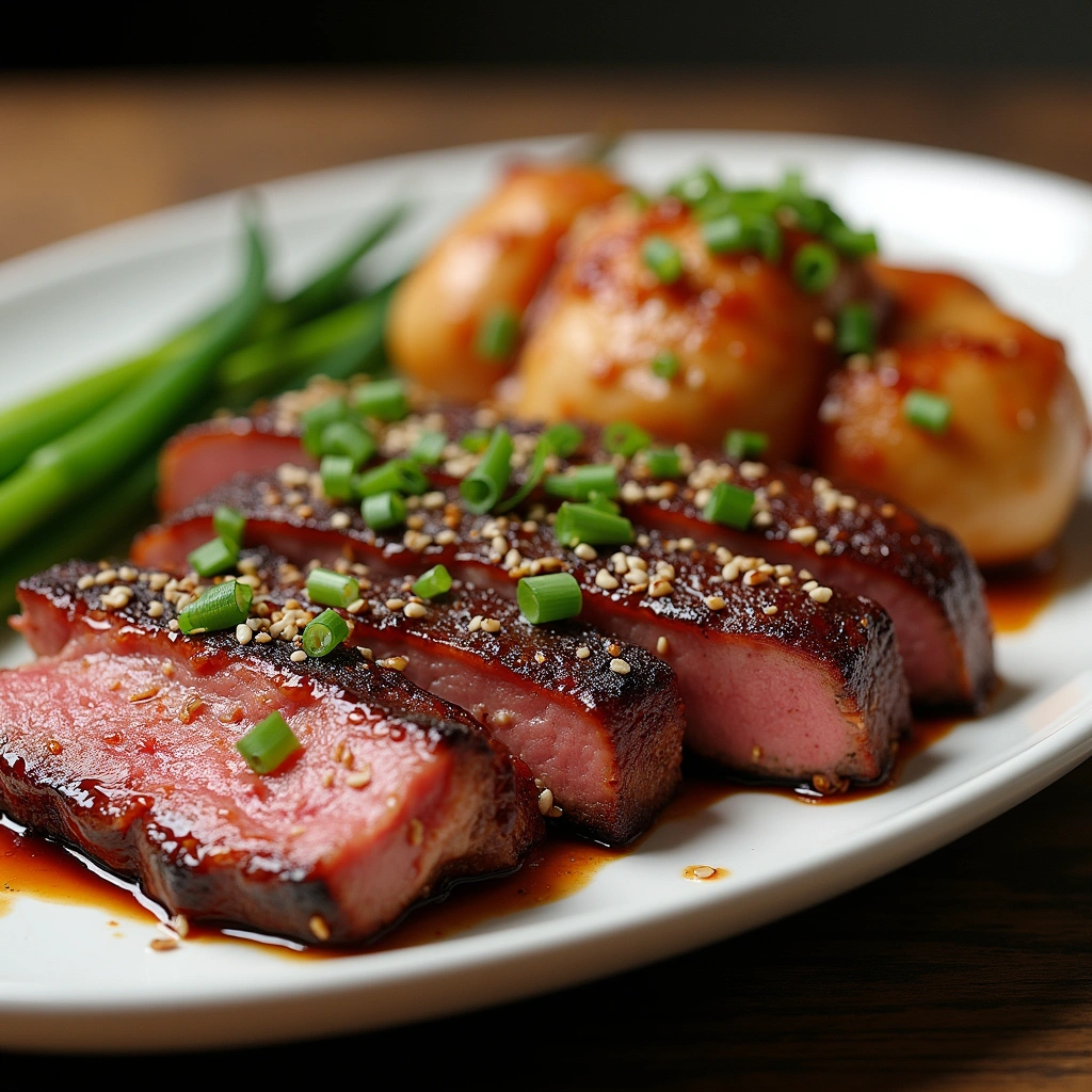 Pampered Chef Korean BBQ Rub Recipes Full of Bold Flavor - Step 7: Slice and Serve