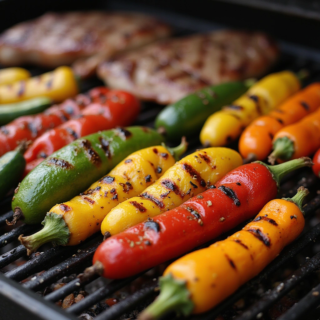 Recipes with Korean BBQ Sauce Full of Bold Taste - Step 6: Grill the Vegetables