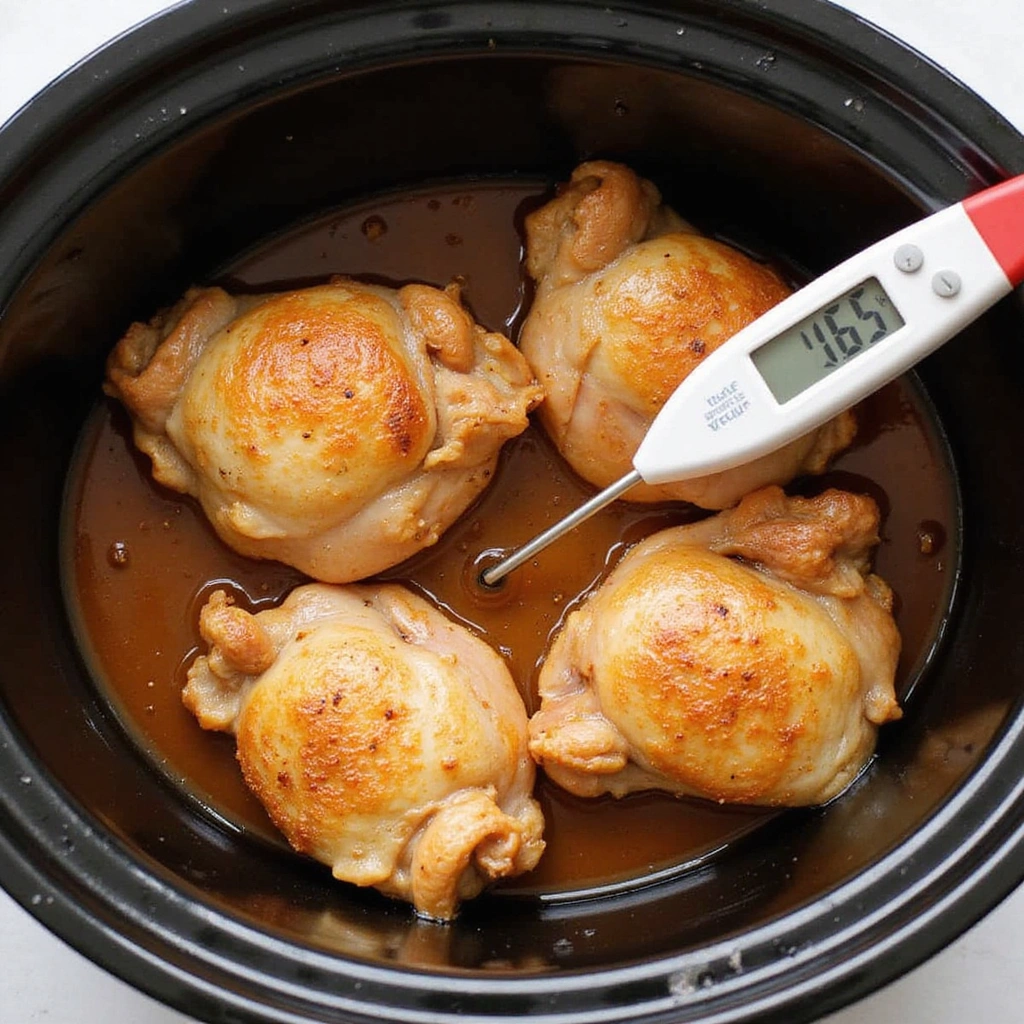 Slow Cooker BBQ Chicken Recipe That’s Always Juicy - Step 6: Check for Doneness