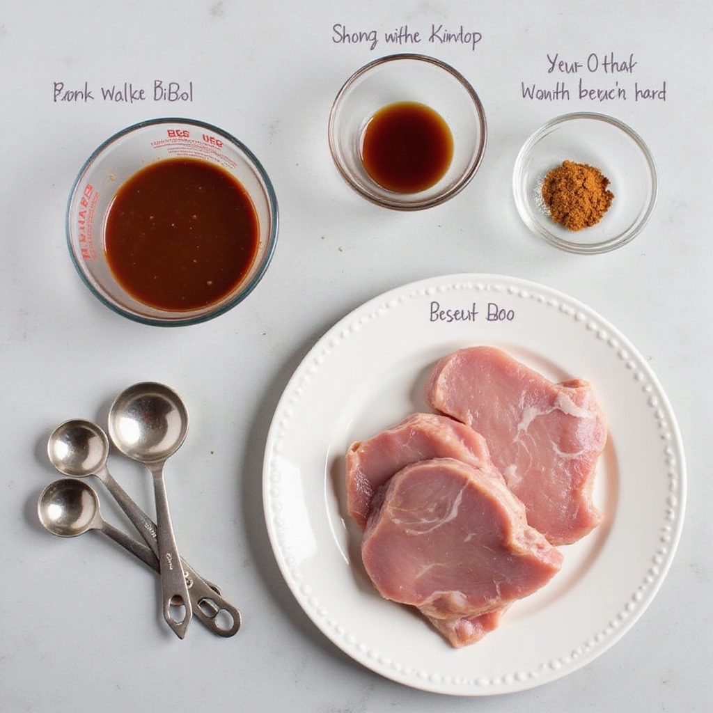 Slow Cooker BBQ Pork Chop Recipe That Melts in Your Mouth - Step 1: Prepare Ingredients