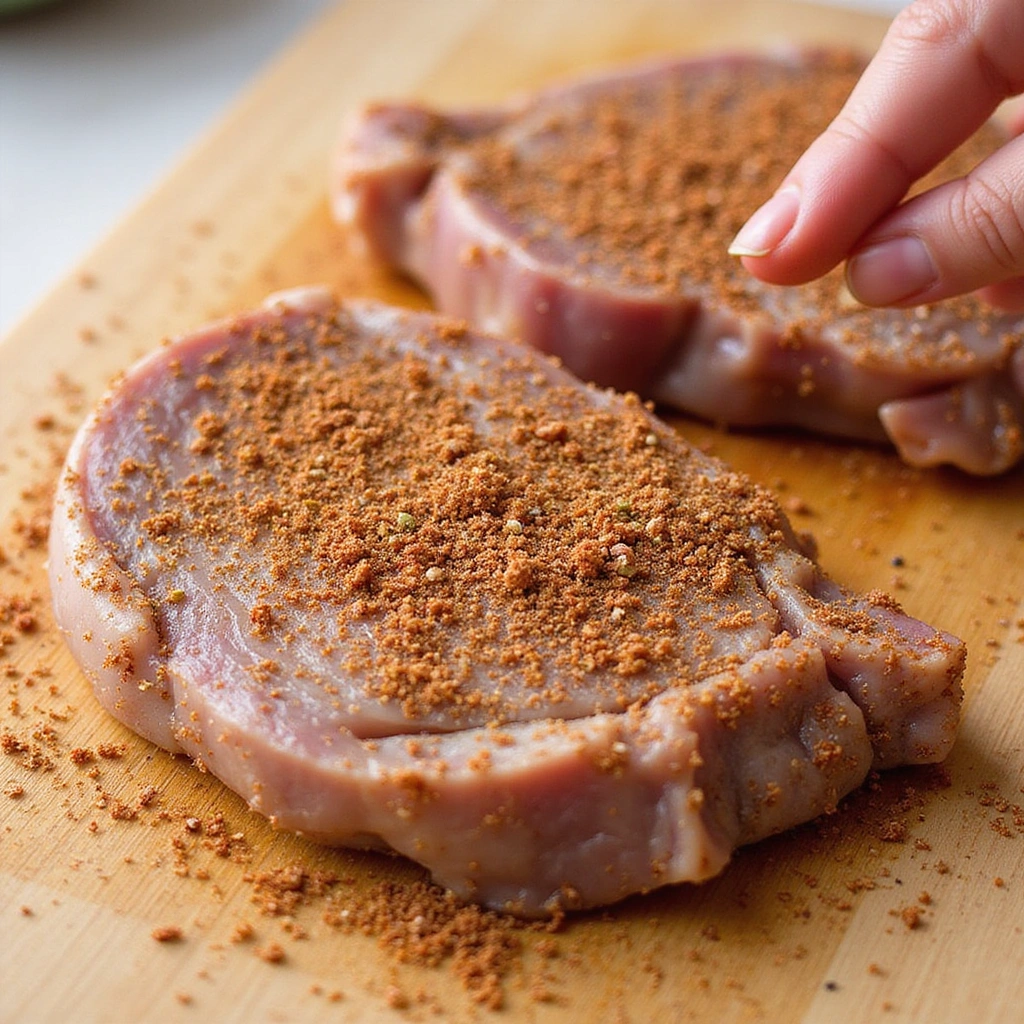 Slow Cooker BBQ Pork Chop Recipe That Melts in Your Mouth - Step 2: Season the Pork Chops