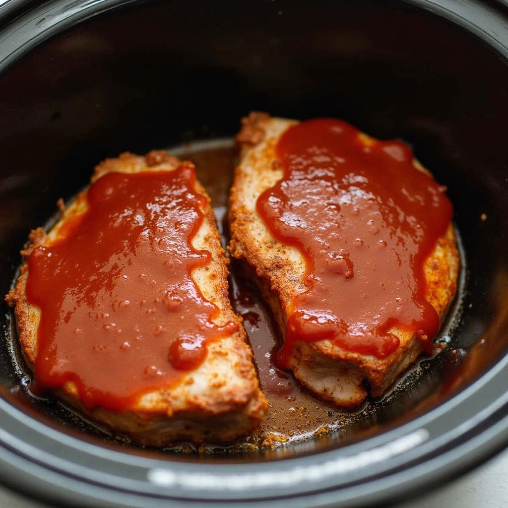Slow Cooker BBQ Pork Chop Recipe That Melts in Your Mouth - Step 4: Place Chops in Slow Cooker
