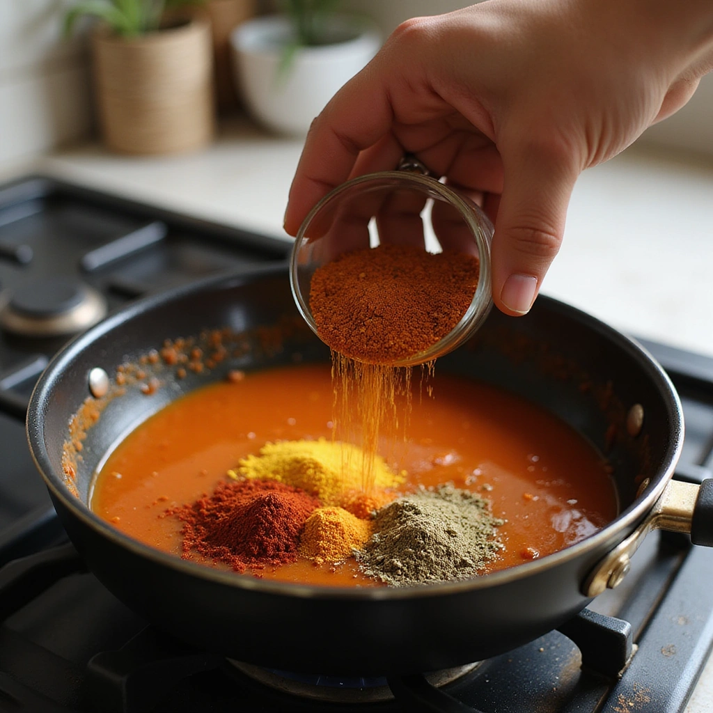 Tangy Mustard-Based BBQ Sauce Recipe from the South - Step 4: Incorporate Spices