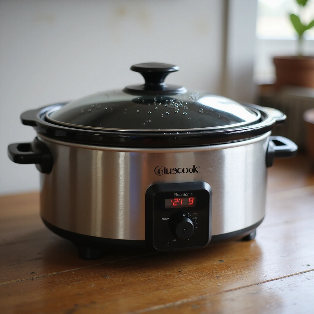 Tender BBQ Beef Tips Crock Pot Recipe with Rich Gravy - Step 5: Set the Slow Cooker