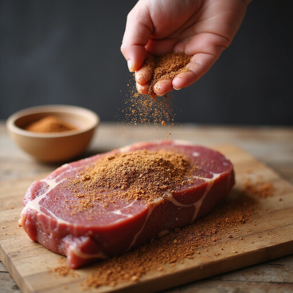 Tender Rump Roast Crock Pot BBQ Shredded Beef Recipe - Step 2: Season the Beef