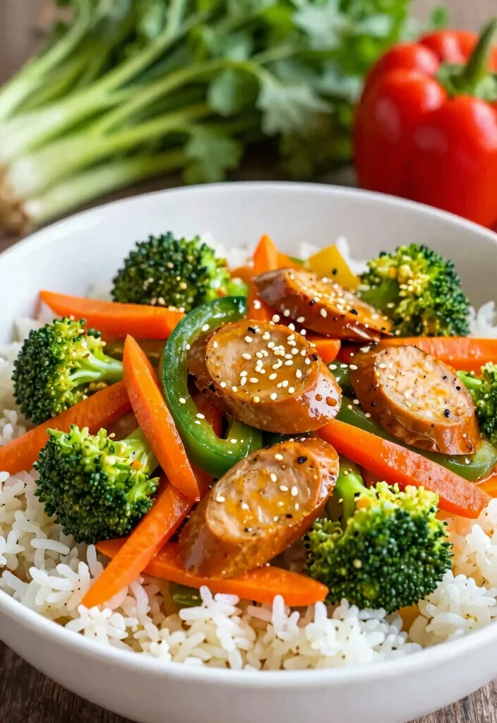 10 Chorizo Dinner Recipes with Bold Savory Flavor - 10. Chorizo and Vegetable Stir-Fry 1
